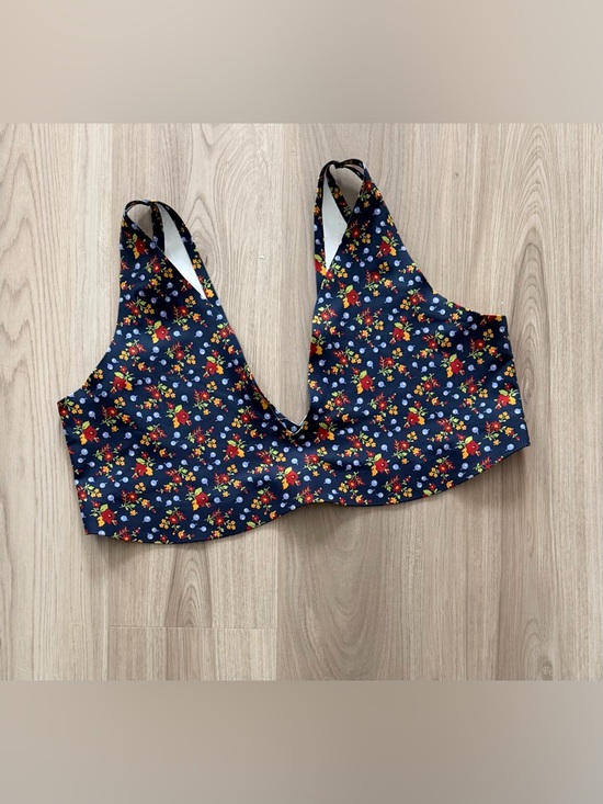 Parade Other - Parade Support Lift Plunge Bralette – Navy Floral Print – Size 3X